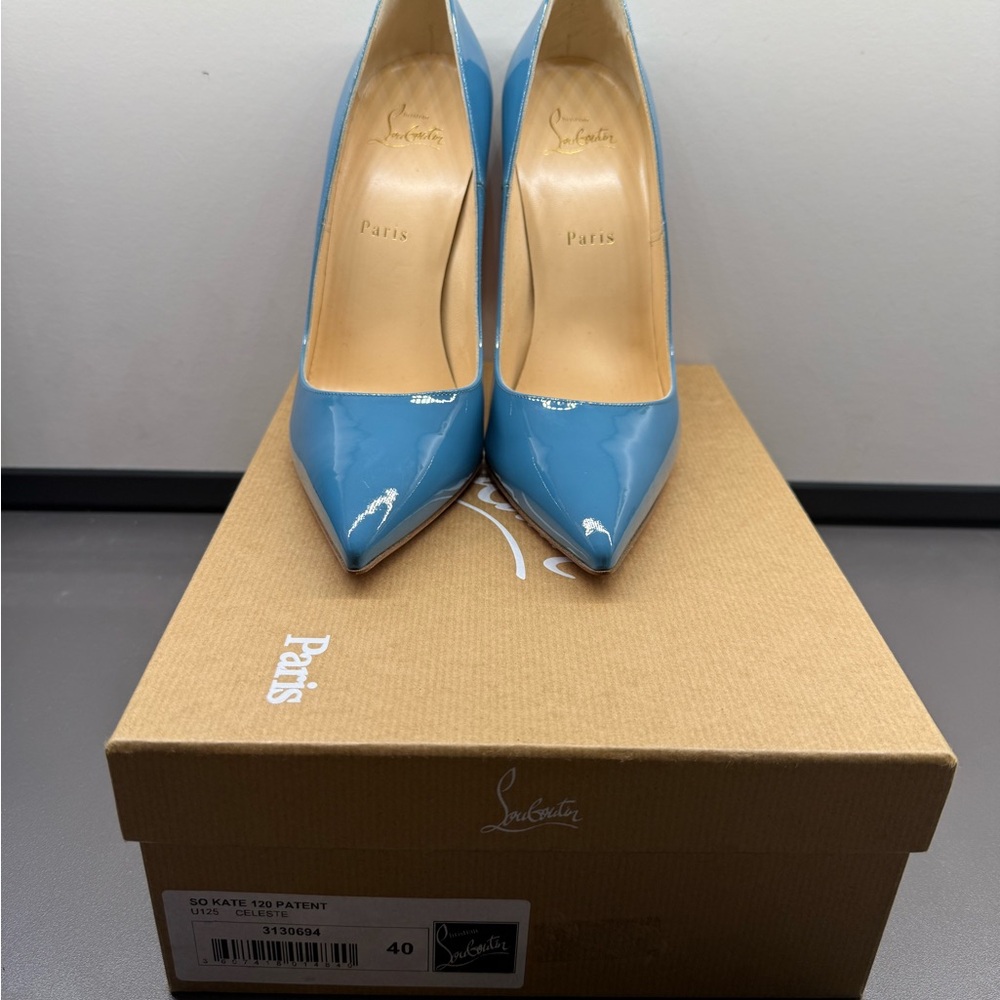 Christian Louboutin Blue Women's Heels - Picture 2 of 7